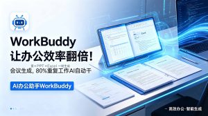WorkBuddy让办公效率翻倍！会议纪要+PPT+Excel一键生成，80%重复工作AI自动干-Ai创业网