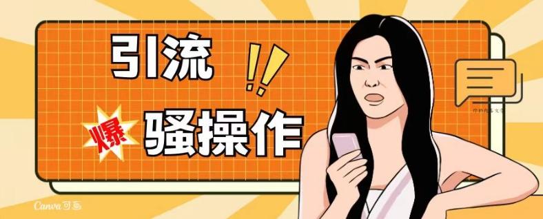 最新引流骚操作，单账号日引50-100，简单粗暴，适合于小白各行各业都可以进行操作，精准粉丝加到爆-Ai创业网