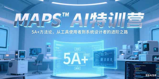 MAPSAI特训营，掌握 5A+方法论，从工具使用者到系统设计者的进阶之路-Ai创业网