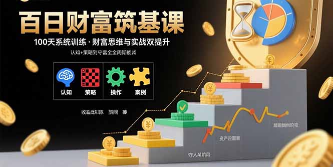 百日财富筑基课：认知+策略+实操+案例拆解  实现从创富到守富全周期能力-Ai创业网