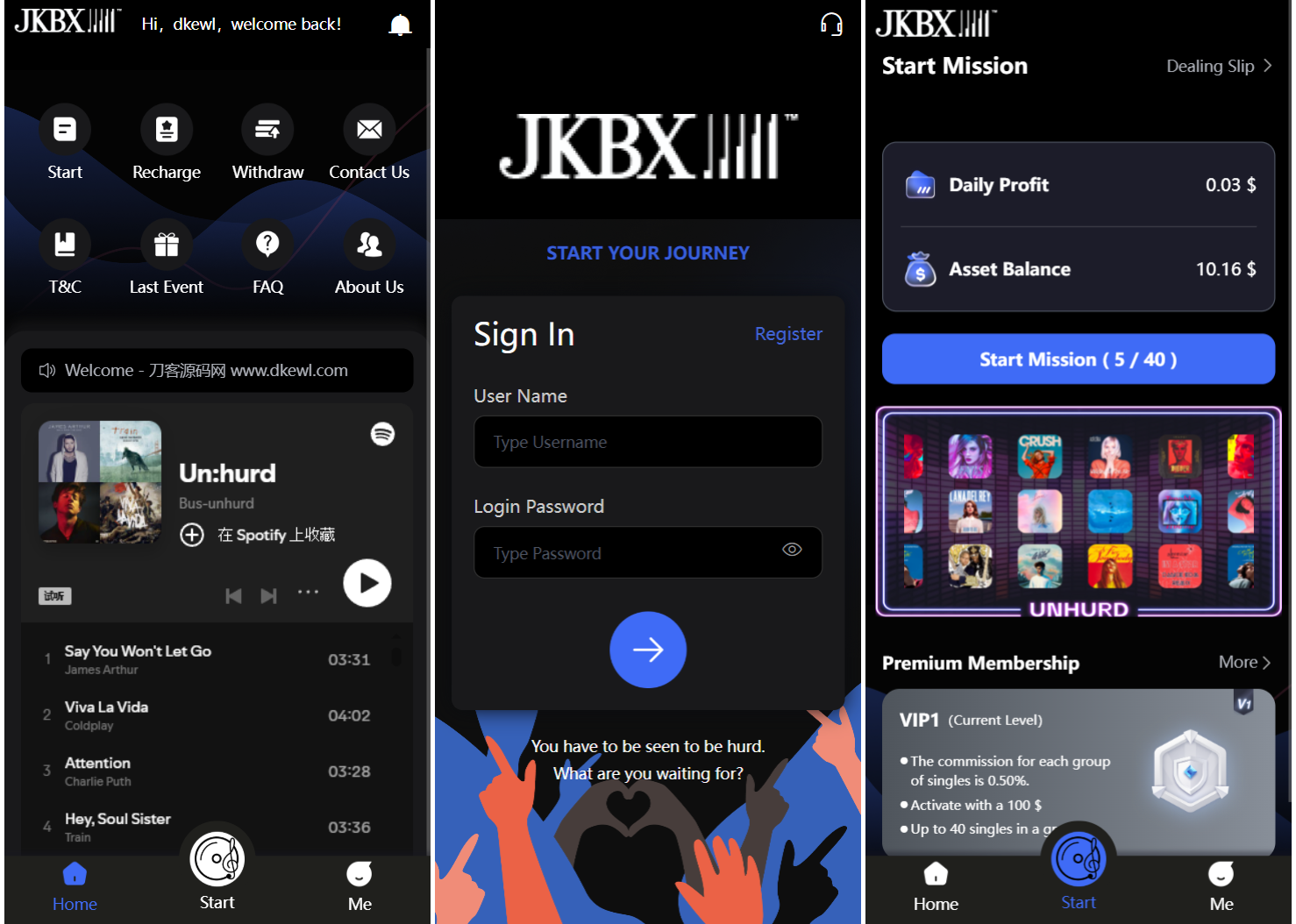 JKBX海外音乐抢单系统源码 Thinkphp框架 附教程-Ai创业网