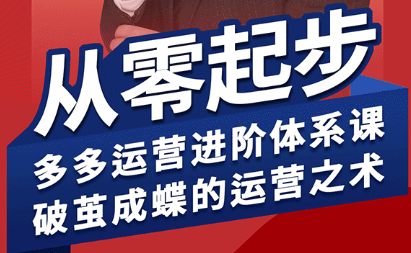 海神·拼多多运营进阶系统课(更新9月)-Ai创业网