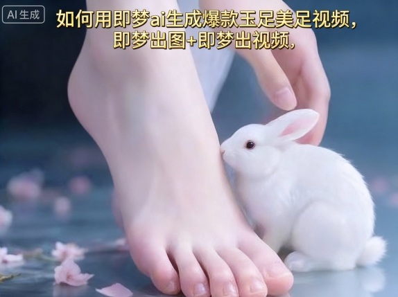 如何用即梦ai生成爆款玉足美足视频，即梦出图+即梦出视频，快速涨粉-Ai创业网