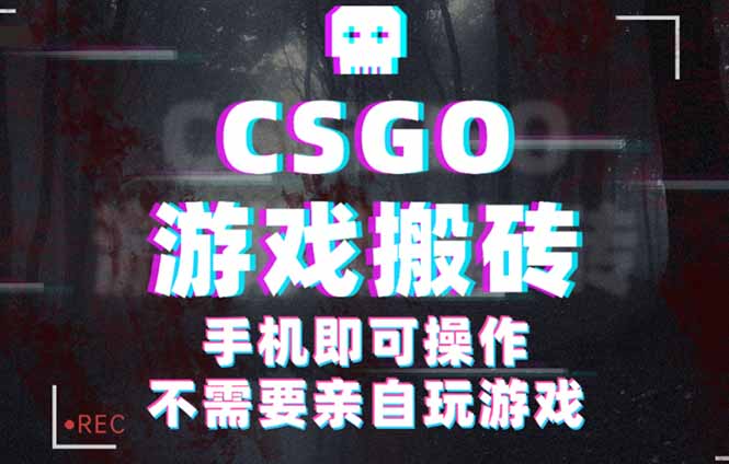 CSGO游戏挂机捡漏，单日扫货500+，年底小高峰上车可吃肉，手机即可操作…-Ai创业网