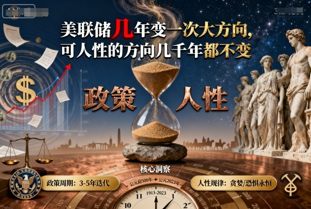 付费文章：美联储几年变一次大方向，可人性的方向几千年都不变-Ai创业网
