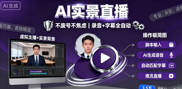 宝子哥9月20日线下课，AI实景直播，不废号不焦虑(录音+字幕)-Ai创业网