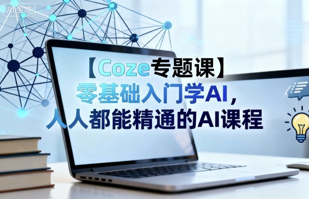 【Coze专题课】零基础入门学AI，人人都能精通的AI课程-Ai创业网