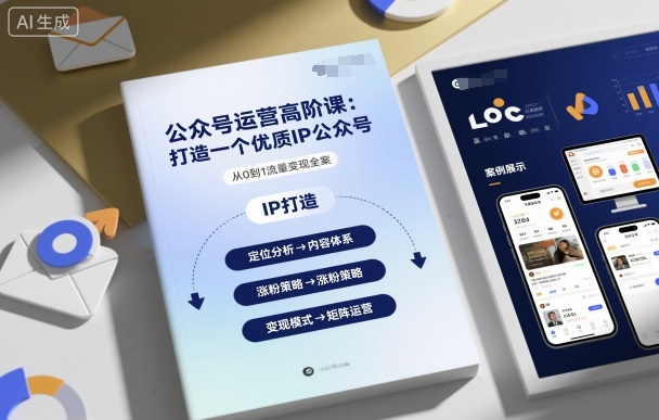 公众号运营高阶课，打造一个优质IP公众号-Ai创业网