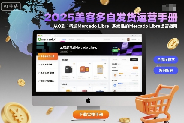 2025美客多自发货运营手册：从0到1精通Mercado Libre，系统性的Mercado Libre运营指南-Ai创业网