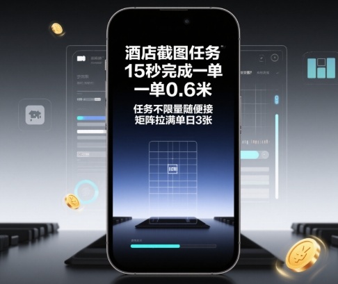 酒店截图任务，15秒完成一单，一单0.6米，任务不限量随便接，矩阵拉满单日3张【揭秘】-Ai创业网
