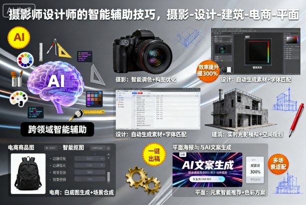 摄影师设计师的智能辅助技巧，摄影-设计-建筑-电商-平面-Ai创业网