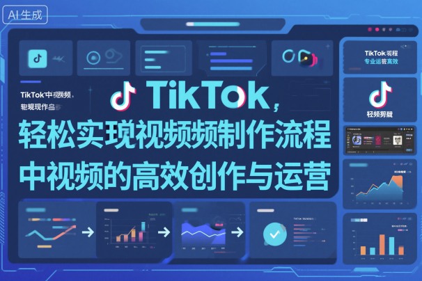 TikTok中视频制做流程，轻松实现Tk中视频的高效创作与运营-Ai创业网