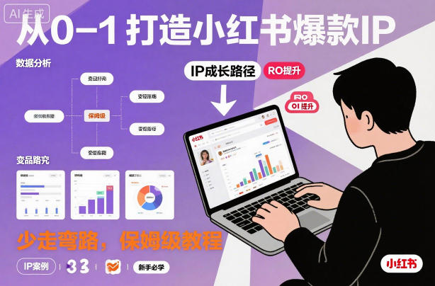 从0-1如何打造一个小红书爆款IP，少走弯路，保姆级教程-Ai创业网