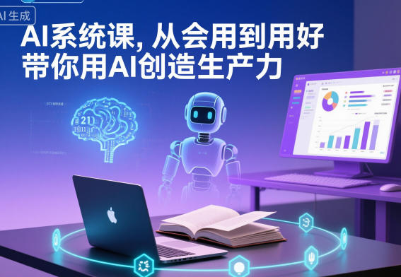 AI系统课，从会用到用好，带你用AI创造生产力-Ai创业网