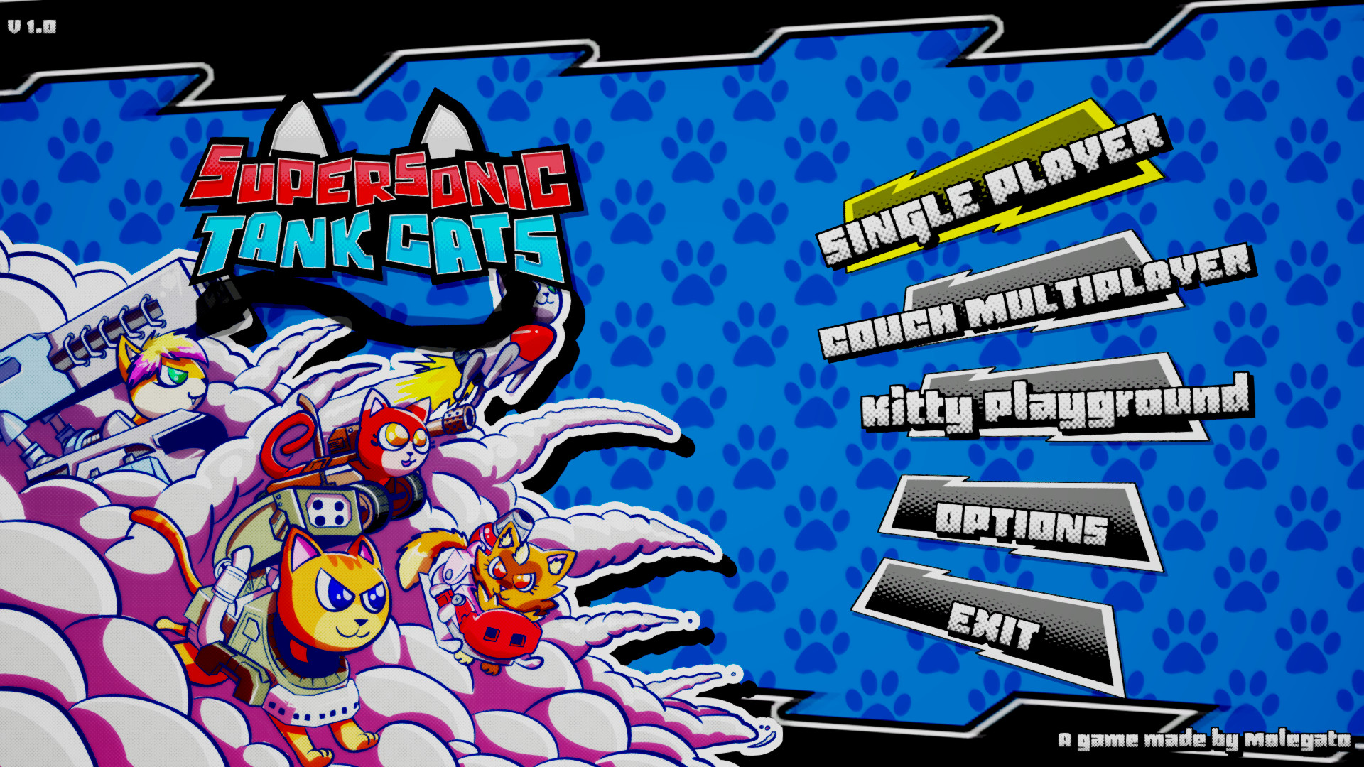 《超音速坦克猫 Supersonic Tank Cats》Switch英文版NSP下载-Ai创业网