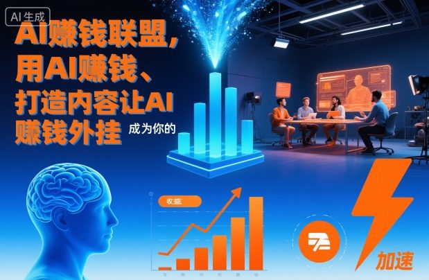 AI賺钱联盟，用AI賺钱、打造内容让AI成为你的賺钱外挂-Ai创业网