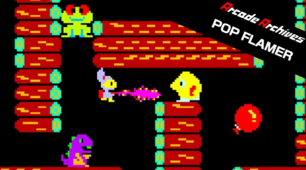 《街机：POP火焰 Arcade Archives POP FLAMER》Switch英文版NSP下载-Ai创业网