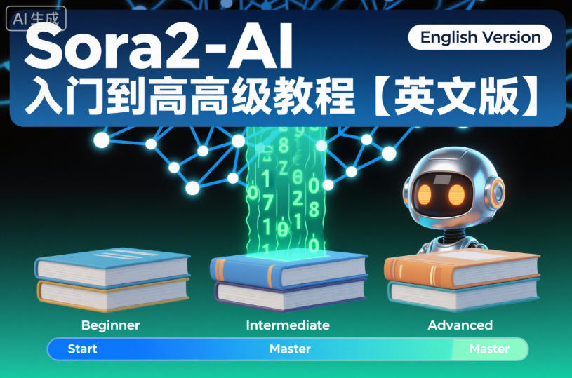Sora2-AI入门到高级教程【英文版】-Ai创业网