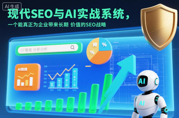 现代SEO与AI实战系统，一个能真正为企业带来长期价值的SEO战略(英语+中文字幕)-Ai创业网