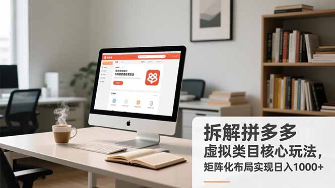 拆解拼多多虚拟类目核心玩法，矩阵化布局实现日入1000+-Ai创业网
