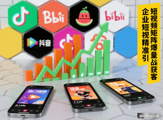 企业短视频精准引流矩阵获客，短视频矩阵爆量战法-Ai创业网