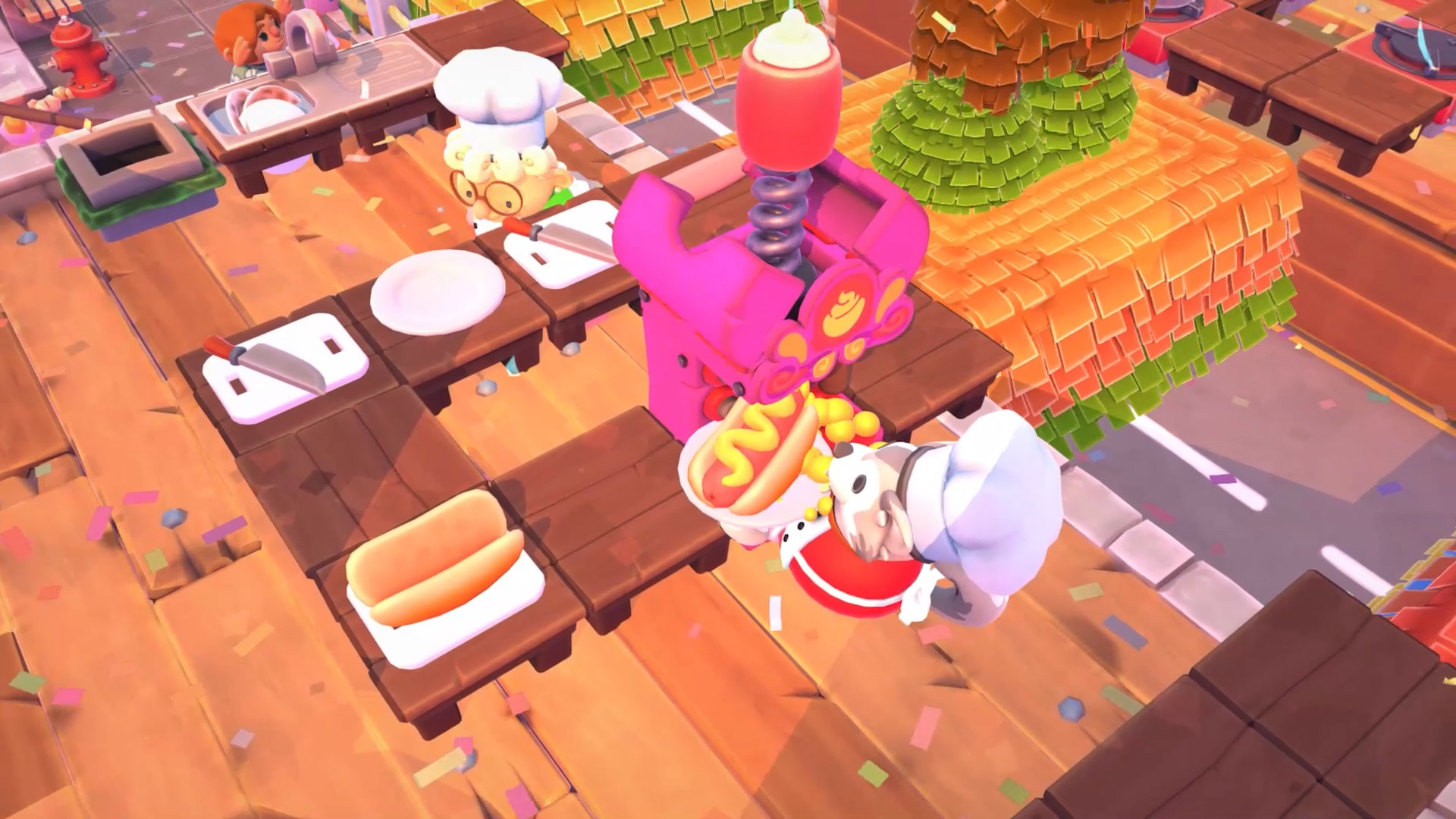 《煮糊了2 分手厨房2 Overcooked2》Switch美版中文版NSP下载 – 含1.0.19补丁+5DLC-Ai创业网