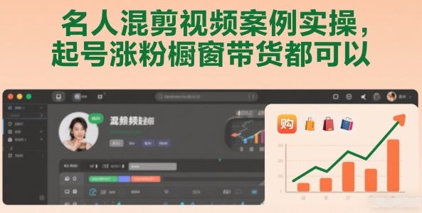 名人混剪视频案例实操，起号涨粉橱窗带货都可以-Ai创业网