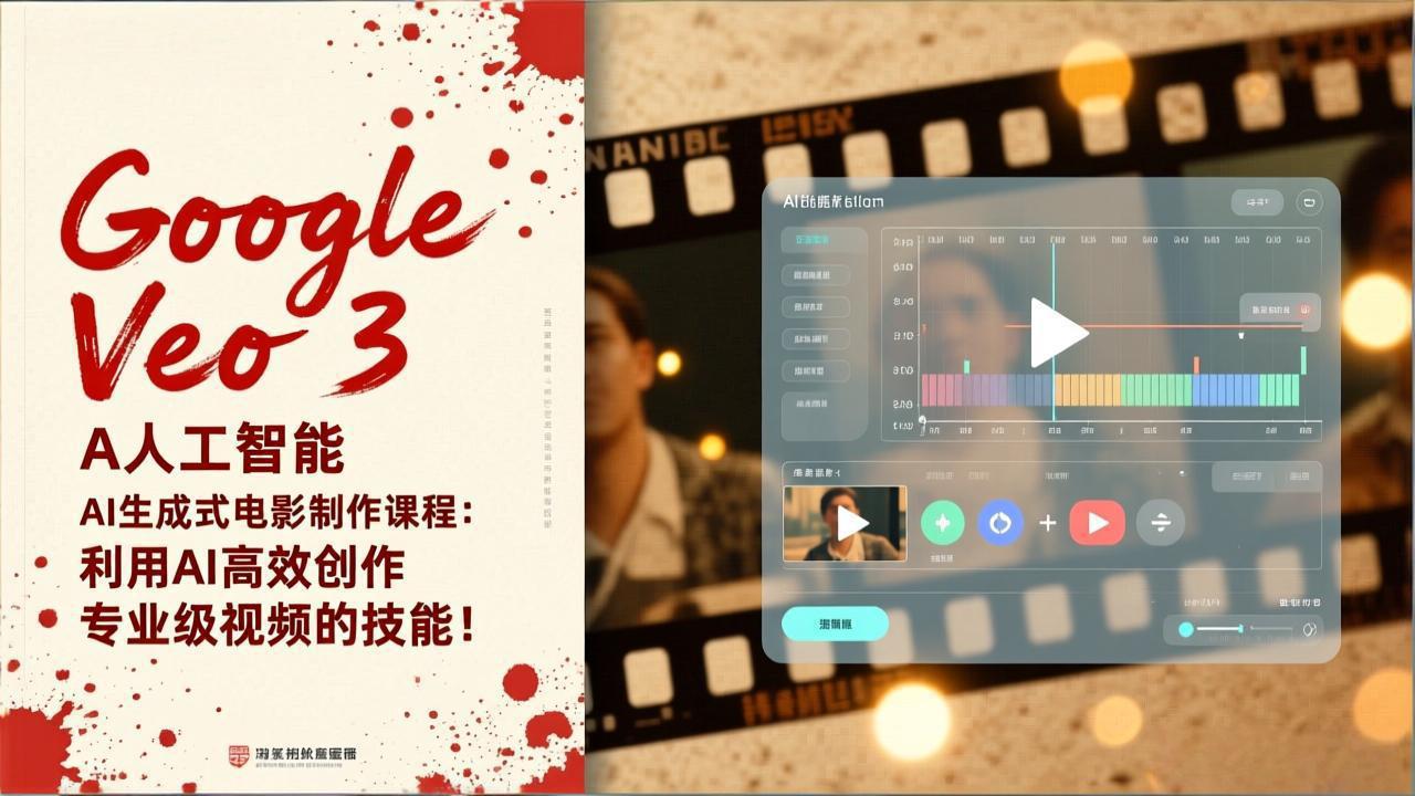 Google Veo 3人工智能AI生成式电影制作课程：利用AI高效创作专业级视频的技能！-Ai创业网