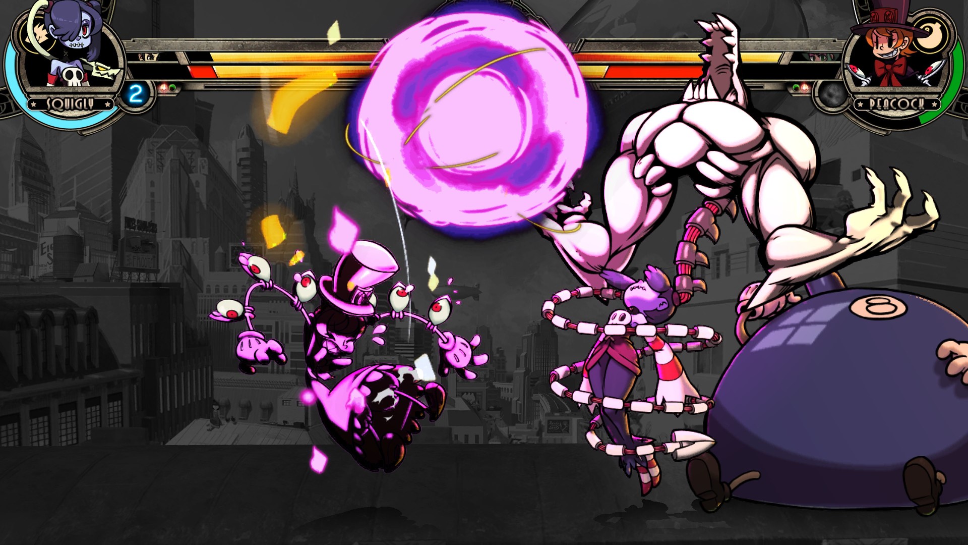 《骷髅女孩：二度返场 Skullgirls: 2nd Encore》Switch美版英文NSP下载 – 含1.0.11补丁+5DLC-Ai创业网