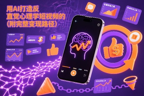 用AI打造“反直觉”心理学短视频的流量密码(附完整变现路径)-Ai创业网