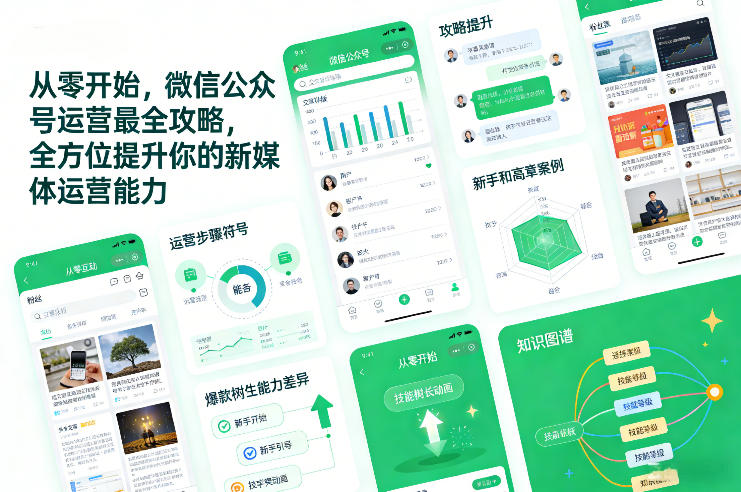 从零开始，微信公众号运营最全攻略，全方位提升你的新媒体运营能力-Ai创业网