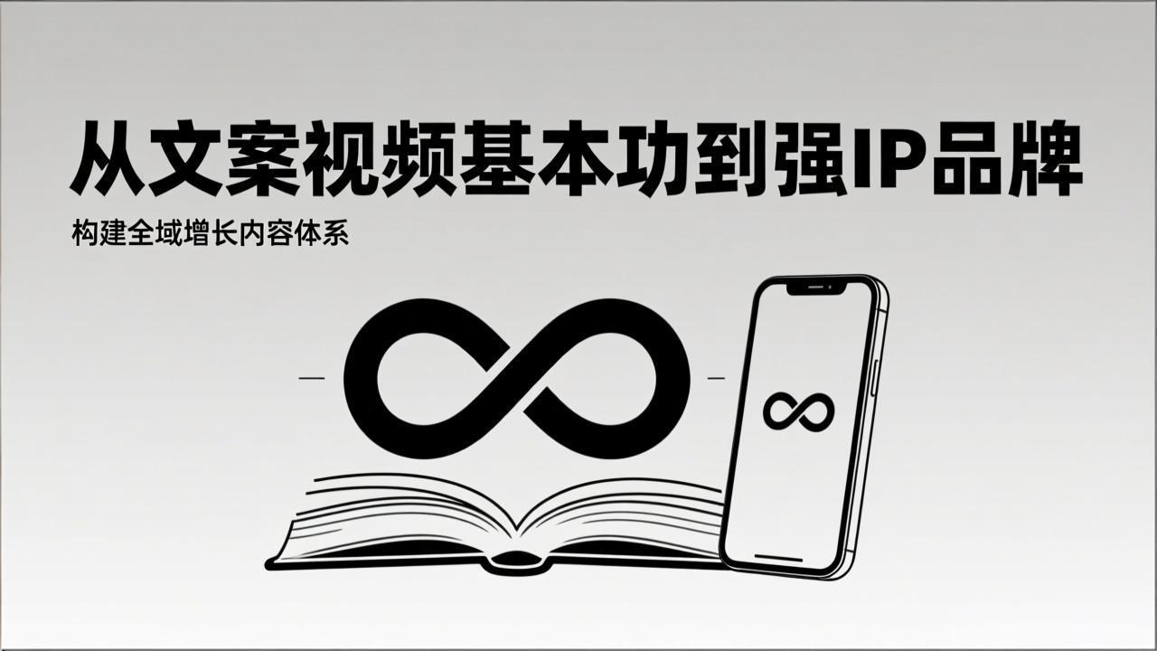 2026内容获客系统课：从文案视频基本功到强IP品牌，构建全域增长内容体系-Ai创业网