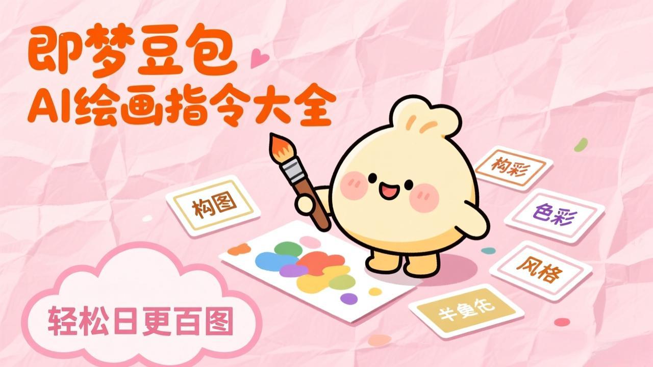 即梦豆包AI绘画指令大全：海量关键词库一键复制，出图效率提升10倍，轻松日更百图-Ai创业网