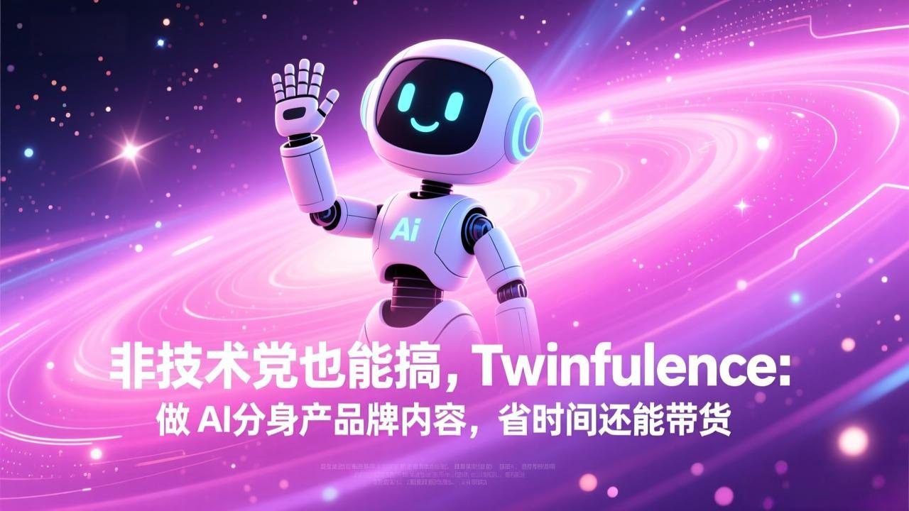 非技术党也能搞!Twinfluence:做 AI 分身产品牌内容,省时间还能带货-Ai创业网