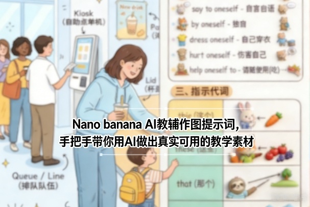 Nano banana AI教辅作图提示词，手把手带你用AI做出真实可用的教学素材-Ai创业网