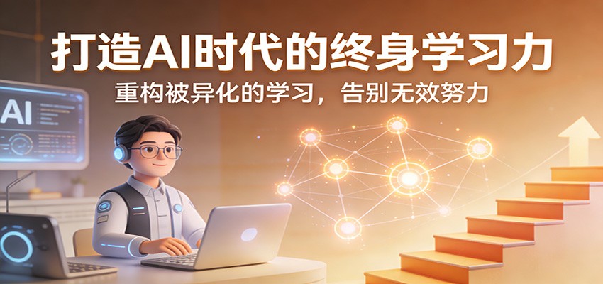 打造AI时代的终身学习力：重构被异化的学习，告别无效努力-Ai创业网