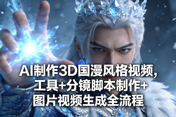 AI制作3D国漫风格视频，工具+分镜脚本制作+图片视频生成全流程-Ai创业网