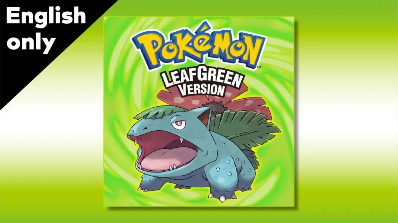 【美版】宝可梦叶绿 .Pokemon LeafGreen 中文汉化-Ai创业网