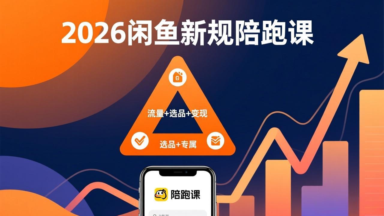 2026闲鱼高阶陪跑课全新上线，带你吃透新规玩转选品流量，从零搭建稳定变现盈利体系-Ai创业网