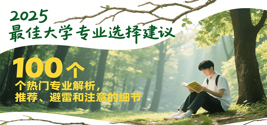 2025最佳大学专业选择建议，100个热门专业解析，推荐、避雷和注意的细节-Ai创业网