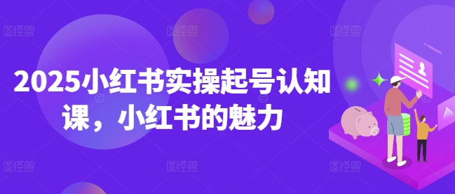 2025小红书实操起号认知课，小红书的魅力-Ai创业网
