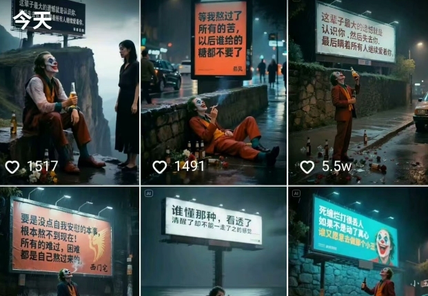 一条视频竟然15W赞！用AI制作小丑自嘲扎心文案视频，当下非常火爆的短视频流量神器-Ai创业网