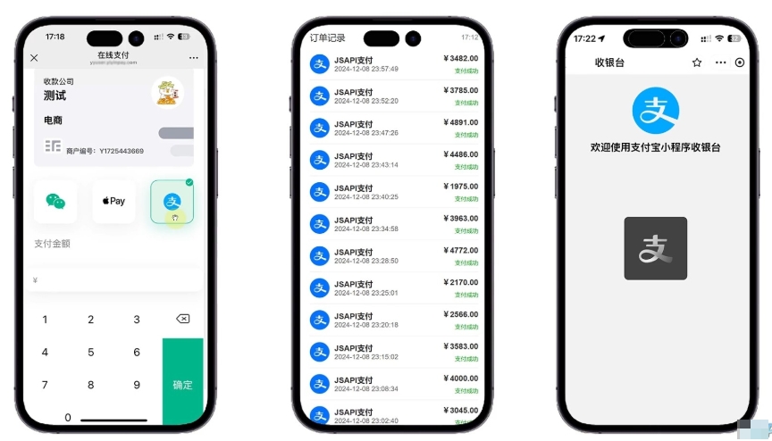 易支付 精美设计的支付收银台模板 门店收银管理系统 云支付收银台-Ai创业网