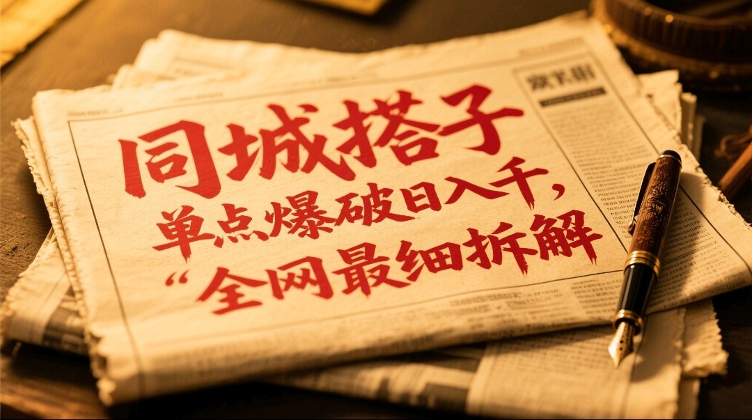 同城搭子群19.9单点爆破日入千，搭子组局月入万，全网最细拆解-Ai创业网