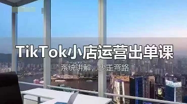 TikTok小店运营出单课，从开店选品、运营出单、发货回款，进行全流程讲解-Ai创业网