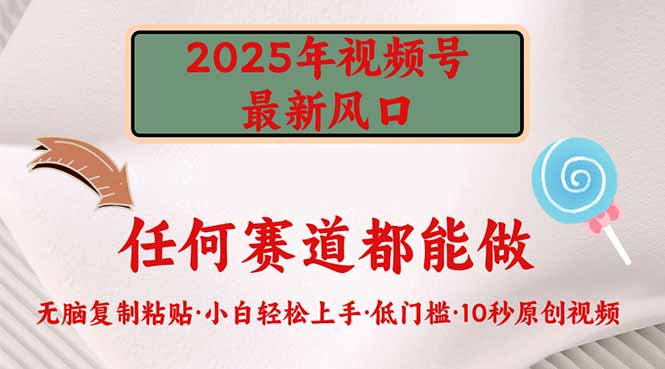 2025年视频号新风口，低门槛只需要无脑执行-Ai创业网