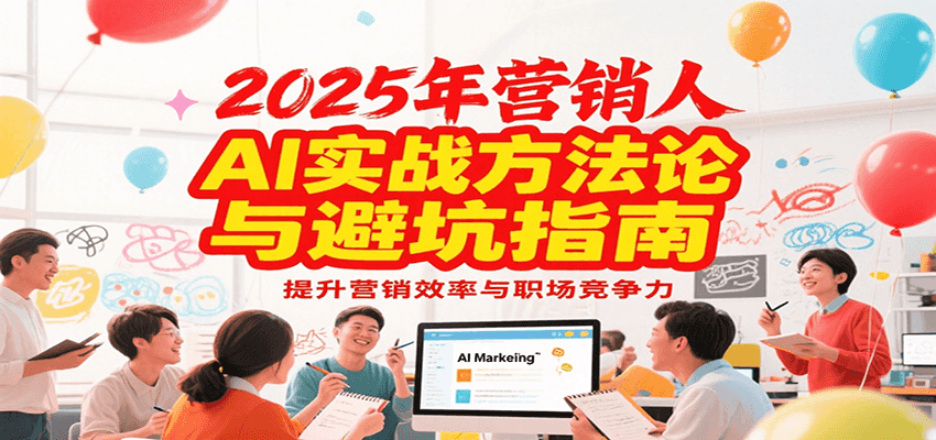 2025年营销实战方法论与避坑指南，利用AI提升营销效率与职场竞争力-Ai创业网