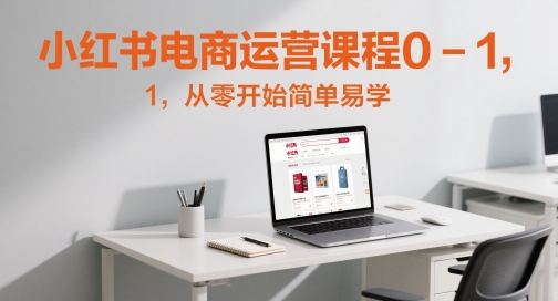 小红书电商运营课程0-1，从零开始简单易学-Ai创业网