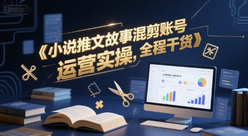 小说推文故事混剪账号运营实操，全程干货-Ai创业网