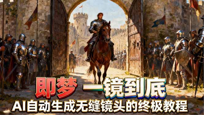 即梦AI一镜到底终极教程，智能补帧+运镜技巧，AI自动生成无缝丝滑长镜头高效出片-Ai创业网